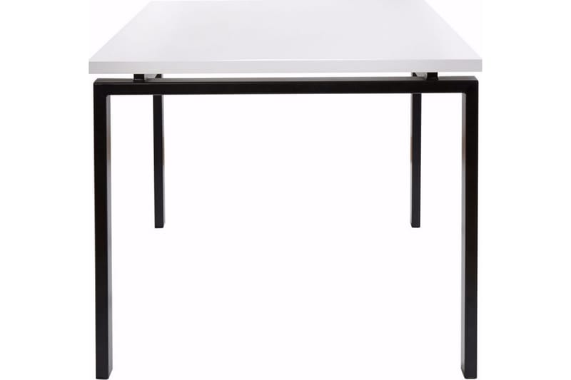 Geronimo Rektangulärt Matbord 120 cm i Trä med Metallutseende - Vit - Möbler - Bord & matgrupp - Matbord & köksbord