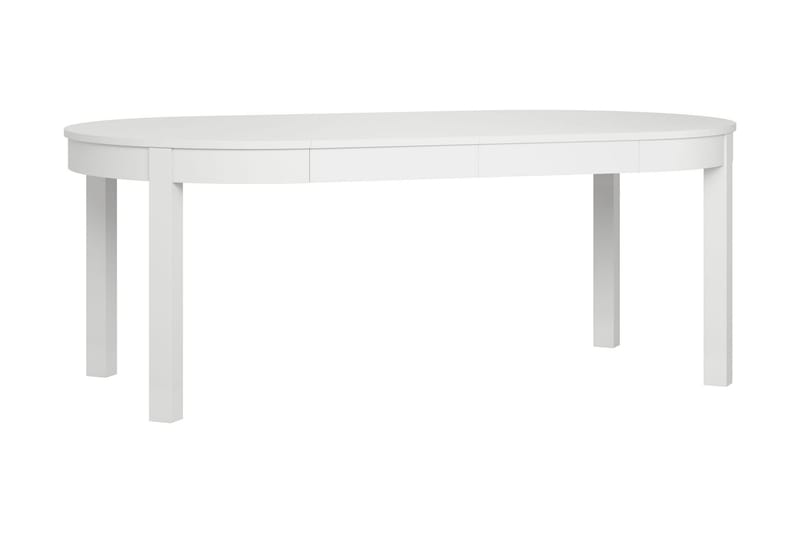 Hopfällbart Matbord Simple Vit - Vit - Klaffbord & hopfällbart bord - Matbord & köksbord