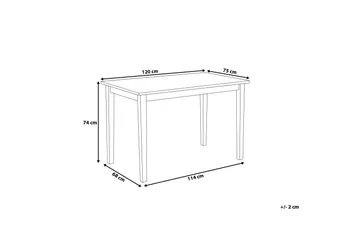 Houston Matbord 120 cm - Trä/Natur - Möbler - Bord & matgrupp - Matbord & köksbord