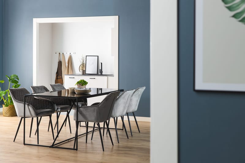 Indy Matbord 180 cm - Glas/Metall - Möbler - Bord & matgrupp - Matbord & köksbord