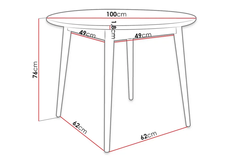 Ingram Matbord - Möbler - Bord & matgrupp - Matbord & köksbord