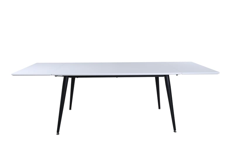 Jimmy Förlängningsbart Matbord 150 cm - Vit/Svart - Möbler - Bord & matgrupp - Matbord & köksbord