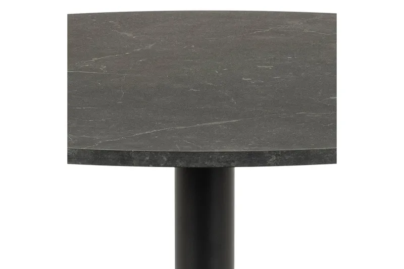 Jora Runt Matbord 110 cm med Marmorutseende - Svart - Möbler - Bord & matgrupp - Matbord & köksbord