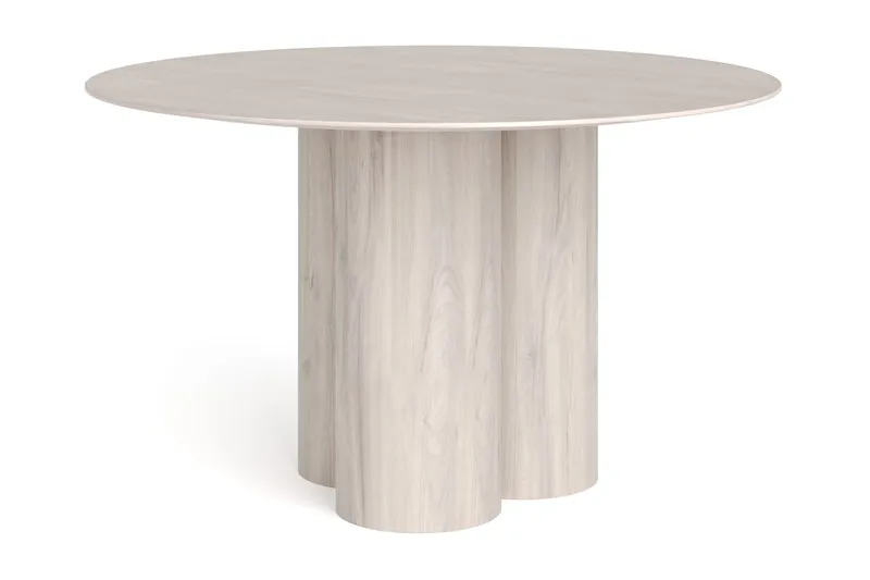 Juno Runt Matbord ø130 cm, Whitewash