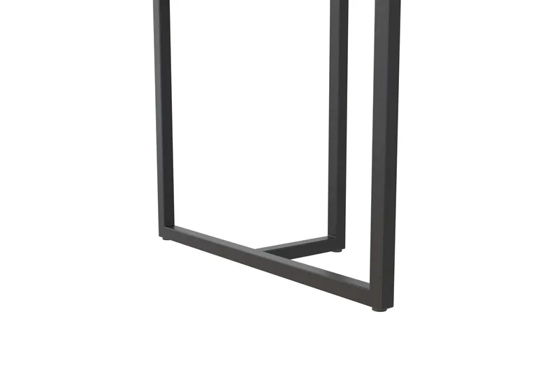 Kaiti Rektangulärt Matbord 163 cm i Metall och Trä med Marmorutseende - Svart - Möbler - Bord & matgrupp - Matbord & köksbord