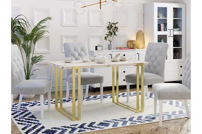 Kintore Matbord 80 cm - Guld - Möbler - Bord & matgrupp - Matbord & köksbord