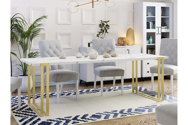 Kintore Matbord 80 cm - Guld - Möbler - Bord & matgrupp - Matbord & köksbord