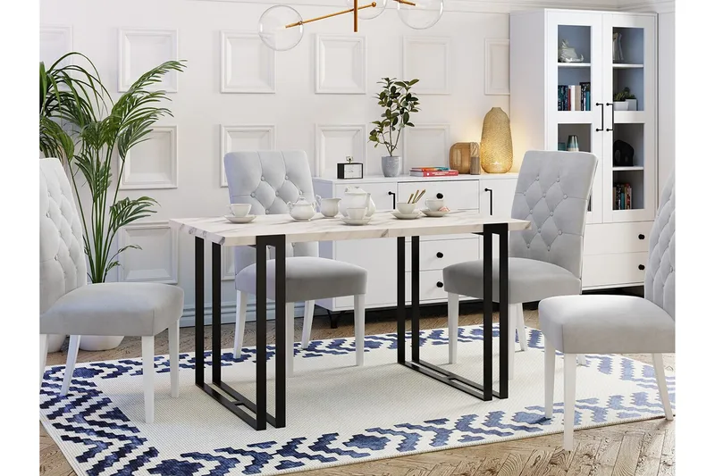 Kintore Matbord 80 cm - Svart - Möbler - Bord & matgrupp - Matbord & köksbord