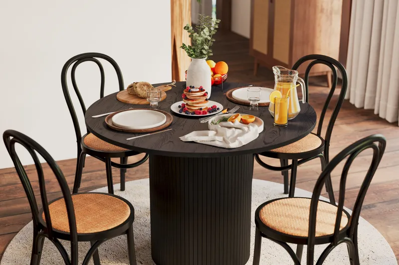 Kopparbo Matbord 106 cm - Svart trä - Möbler - Bord & matgrupp - Matbord & köksbord