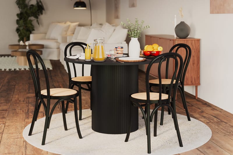 Kopparbo Matbord 106 cm - Svart trä - Möbler - Bord & matgrupp - Matbord & köksbord