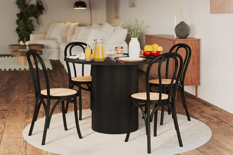 Kopparbo Matbord 106 cm - Svart trä - Möbler - Bord & matgrupp - Matbord & köksbord