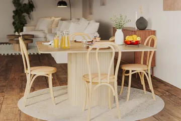 Kopparbo Matbord 140 cm - Ljust vitlaserat ekträ - Möbler - Bord & matgrupp - Matbord & köksbord