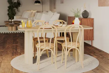 Kopparbo Matbord 160 cm - Ljust vitlaserat ekträ - Möbler - Bord & matgrupp - Matbord & köksbord
