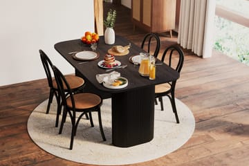 Kopparbo Matbord 160 cm - Svart trä - Möbler - Bord & matgrupp - Matbord & köksbord