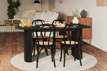 Kopparbo Matbord 160 cm - Svart trä - Möbler - Bord & matgrupp - Matbord & köksbord