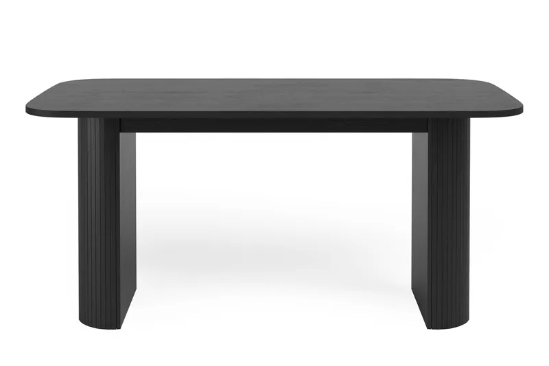 Kopparbo Matbord 160 cm, Svartlaserad ek