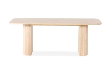 Kopparbo Matbord 200 cm - Ljust vitlaserat ekträ - Möbler - Bord & matgrupp - Matbord & köksbord