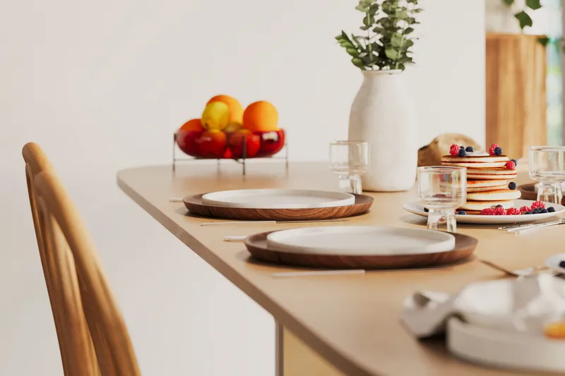 Kopparbo Matbord 240 cm - Ljust vitlaserat ekträ - Möbler - Bord & matgrupp - Matbord & köksbord