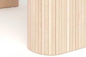 Kopparbo Matbord Ljust trä Rektangulärt 200 cm - Vitlaserat Ek - Möbler - Bord & matgrupp - Matbord & köksbord