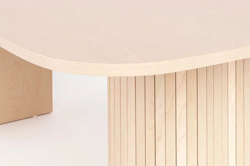 Kopparbo Matbord Ljust trä Rektangulärt 200 cm - Vitlaserat Ek - Möbler - Bord & matgrupp - Matbord & köksbord