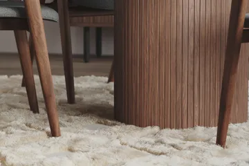 Kopparbo Runt Matbord 120 cm för 6 personer - Mörkbrunt / Valnöt / Trä - Möbler - Bord & matgrupp - Matbord & köksbord