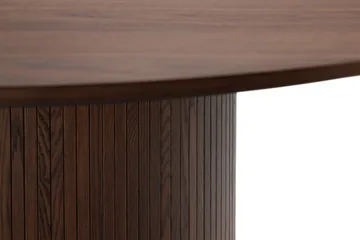 Kopparbo Runt Matbord 180 cm - Mörkbrunt / Valnöt / Trä - Möbler - Bord & matgrupp - Matbord & köksbord