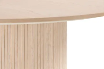 Kopparbo Runt Matbord 180 cm - Vitlaserat Ek / Ljus / Trä - Möbler - Bord & matgrupp - Matbord & köksbord