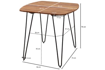 Kristl Matbord 80 cm - Trä/natur - Möbler - Bord & matgrupp - Matbord & köksbord