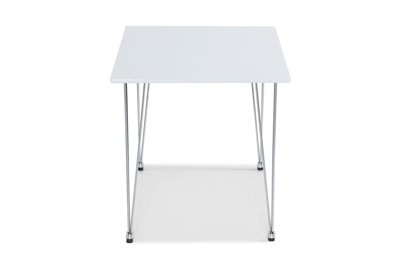 Kronblom Rektangulärt Matbord 120 cm i Trä med Metallutseende - Vit - Möbler - Bord & matgrupp - Matbord & köksbord