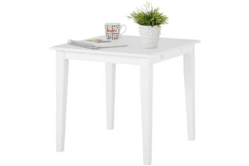 Laios Litet Kvadratiskt Matbord 80 cm i Trä - Vit - Möbler - Bord & matgrupp - Matbord & köksbord