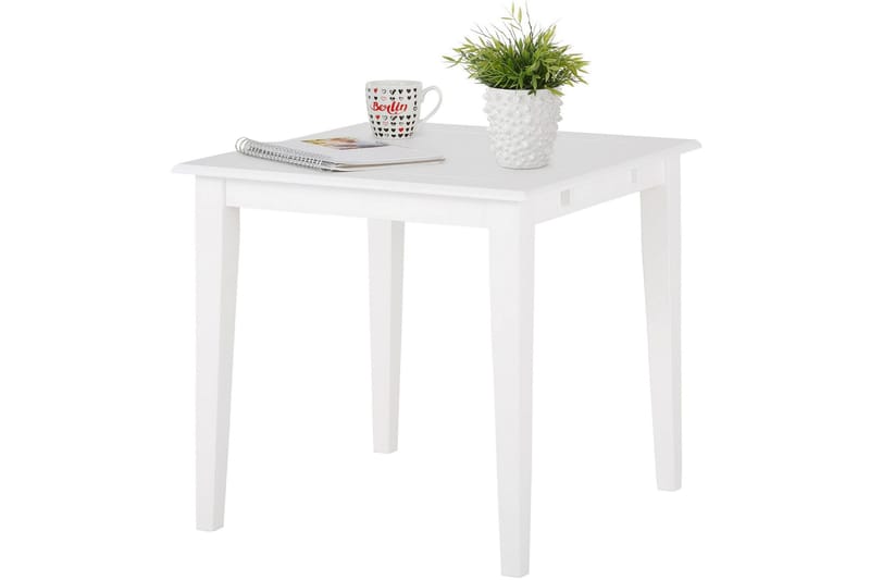 Laios Litet Kvadratiskt Matbord 80 cm i Trä - Vit - Möbler - Bord & matgrupp - Matbord & köksbord