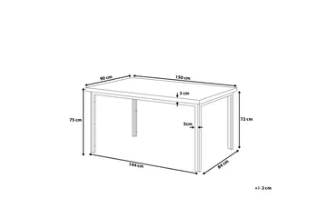 Laredo Matbord 150 cm - Svart - Möbler - Bord & matgrupp - Matbord & köksbord
