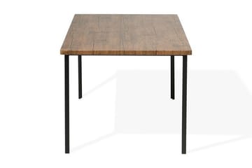 Laredo Rektangulärt Matbord 150 cm i Metall med Valnötsutseende - Mörkbrun - Möbler - Bord & matgrupp - Matbord & köksbord
