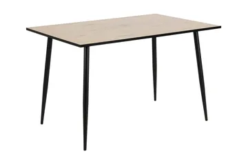 Lejone Rektangulärt Matbord 120 cm i Trä med Ek- och Metallutseende - Brun - Möbler - Bord & matgrupp - Matbord & köksbord
