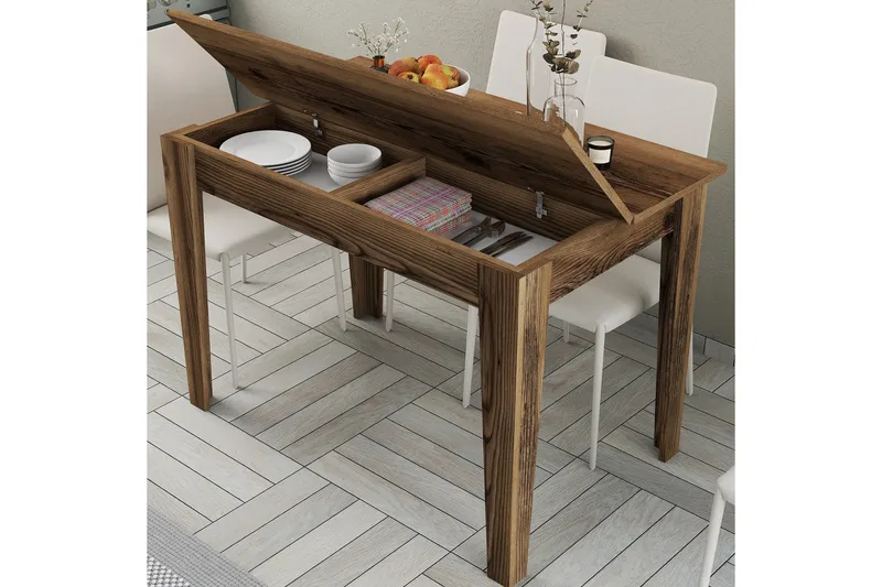 Levents Matbord 110x72 cm Brun - Hanah Home - Möbler - Bord & matgrupp - Matbord & köksbord