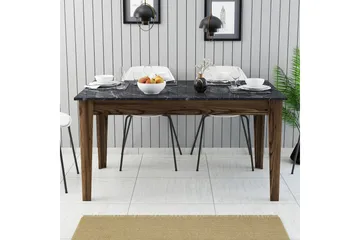 Lissione Matbord 145x88 cm Brun/Svart - Hanah Home - Möbler - Bord & matgrupp - Matbord & köksbord