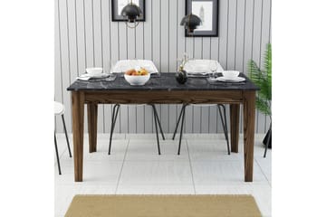 Lissione Matbord 145x88 cm Brun/Svart - Hanah Home - Möbler - Bord & matgrupp - Matbord & köksbord