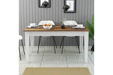 Lissione Matbord 145x88 cm Brun/Vit - Hanah Home - Möbler - Bord & matgrupp - Matbord & köksbord