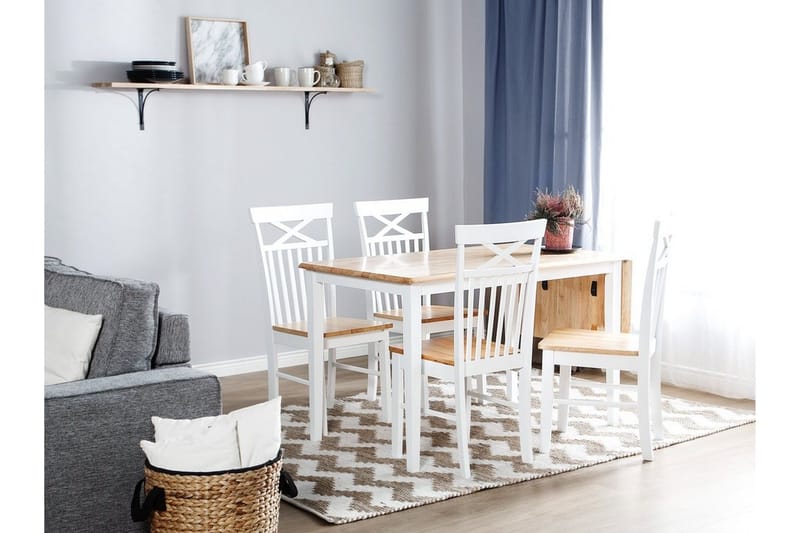 Louisiana Matbord 160 cm - Vit - Möbler - Bord & matgrupp - Matbord & köksbord