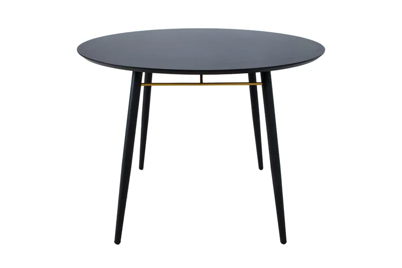 Luxemburg Matbord 100 cm Svart/Kopper