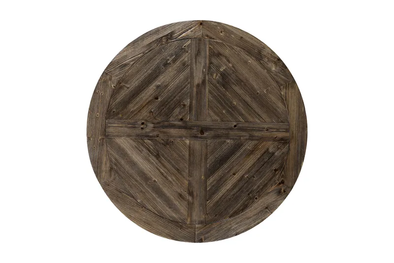 Lyon Matbord 150 cm Runt - Natur/Vit - Möbler - Bord & matgrupp - Matbord & köksbord