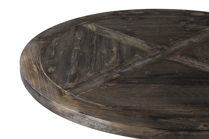 Lyon Matbord 150 cm Runt - Natur/Vit - Möbler - Bord & matgrupp - Matbord & köksbord