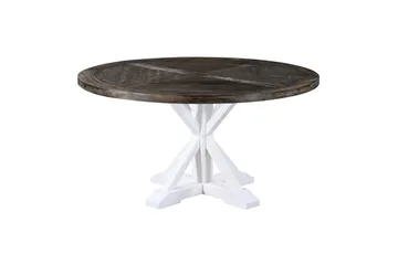 Lyon Matbord 150 cm Runt - Natur/Vit - Möbler - Bord & matgrupp - Matbord & köksbord