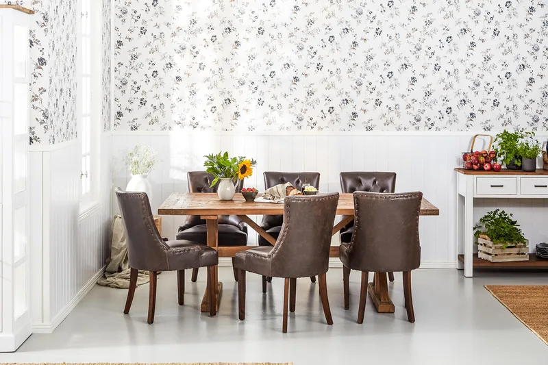 Lyon Vintage Matbord 200x100 cm - Vintage Natur - Möbler - Bord & matgrupp - Matbord & köksbord