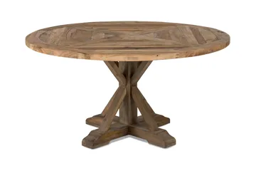 Lyon Vintage Runt Matbord 150 cm för 6 personer - Vintage / Alm / Trä - Möbler - Bord & matgrupp - Matbord & köksbord