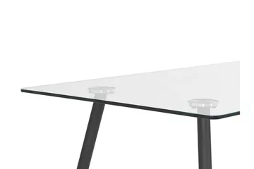 Maceys Matbord 140 cm - Glas/Svart - Möbler - Bord & matgrupp - Matbord & köksbord