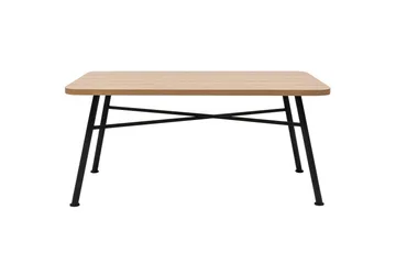 Makwana Rektangulärt Matbord 160 cm i Trä med Metallben - Natural - Möbler - Bord & matgrupp - Matbord & köksbord