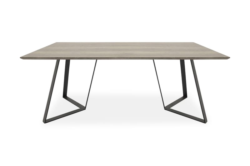 Marina Matbord 180 cm, Grå/Svart