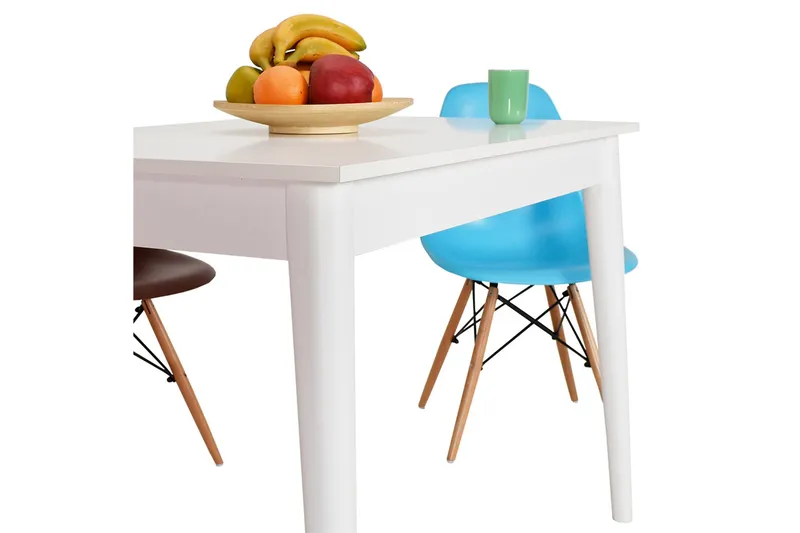 Matbord 110 cm - Vit - Möbler - Bord & matgrupp - Matbord & köksbord