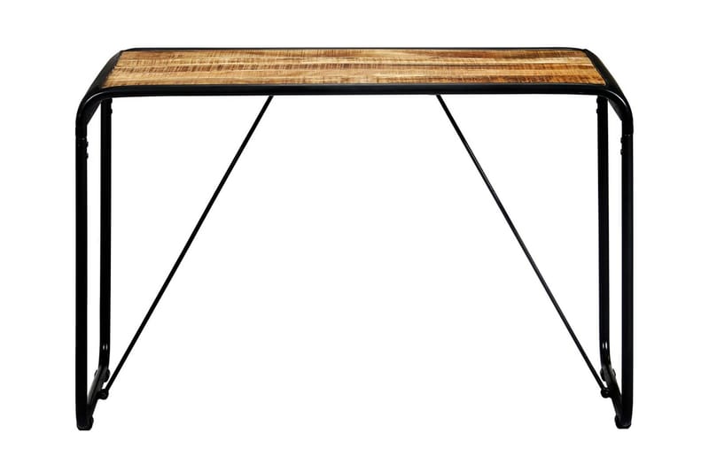 Matbord 118x60x76 cm massivt grovt mangoträ - Brun - Matbord & köksbord